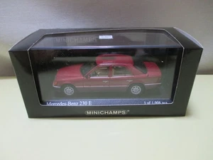 Minichamps 400037001 Mercedes Benz 230 E 1990 Red Metallic 1:43 - Picture 1 of 2