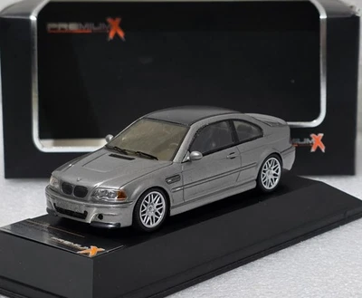 BMW M3 (e46) CSL 2003 gris acero Met 1:43 Premium-X IXO PRD0027 ¡EXTREMADAMENTE RARO!! Foto 1 de 4