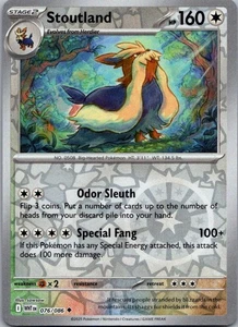 Stoutland Uncommon SV: White Flare 076/086 NM - Bild 1 von 2