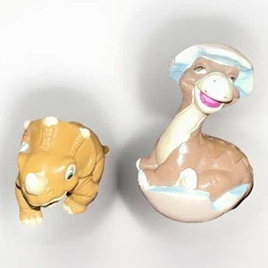 Vintage 1988 Land Before Time PVC Figuren Lot 2 Littlefoot und Cera Amblin - Bild 1 von 7