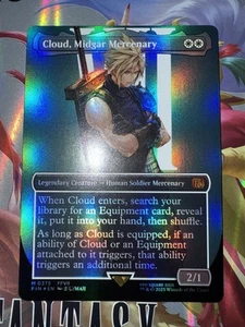 Cloud, Midgar Mercenary (Borderless Foil) 0375 Mythic MTG Final Fantasy FVII - Bild 1 von 1