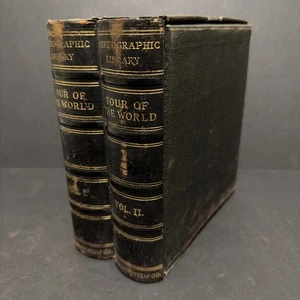 Tour of the World Stereoview Book Set Keystone View Co. 1900s WWI World War 1 - Bild 1 von 6