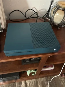 Xbox One S Deep Blue Edition W/ Games - Picture 1 of 5