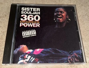 Sister Souljah 360 Degrees Of Power CD Rare OOP 1992 Epic EK 48713 Public Enemy - Imagen 1 de 6