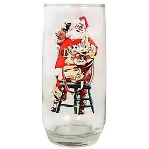 Coca-Cola Haddon Sunblom Weihnachtsmann 1976 Serie II Sammelglas 93761 - Bild 1 von 4
