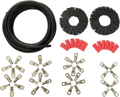 Drag Specialties Custom Cable Kit - Black Motorcycle Street Bike 2113-0672 - Image 1 of 3