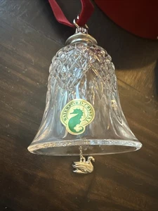Waterford 12 Days of Christmas Bell Seven Swans Swimming Ornament NEW BOX - Picture 1 of 4