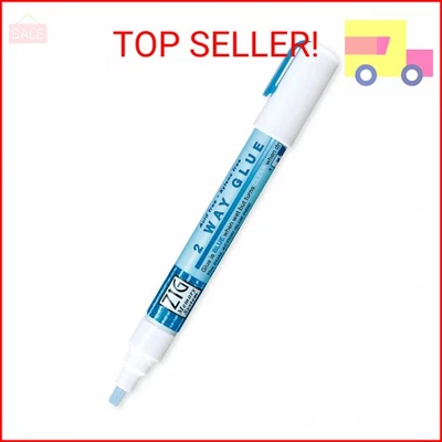 Pluma de pegamento bidireccional ZIG Kuretake - punta de cincel de 4 mm, 4 mm Foto 1 de 2