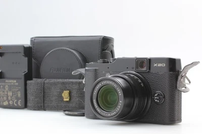 [NEAR MINT w/ Case] Fujifilm X Series X20 12.0MP Digital Camera Black From JAPAN - Image 1 of 4