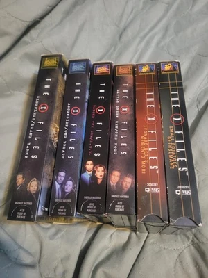 X Files VHS Lot Sci Fi Horror TV Show Boxset 6 Tapes - Image 1 of 4