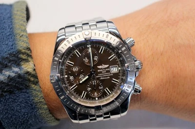 💥Breitling CHRONOMAT EVOLUTION 44mm Steel LIMITED EDITION A13356 FULL SET 💥 - Image 1 of 4