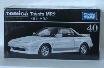 Takara Tomy Tomica Premium No.40 TOYOTA MR2 White Diecast Model Toy Car 1/60 New - Image 1 of 3