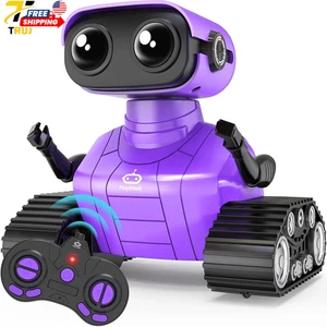 Fernbedienung Smart Roboter Spielzeug Geschenk für Kinder Alter 3+ Lila mit Auto Demonstrati - Bild 1 von 8