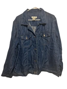 Coldwater Creek 100% Tencel Jacket Size 1X - Picture 1 of 3