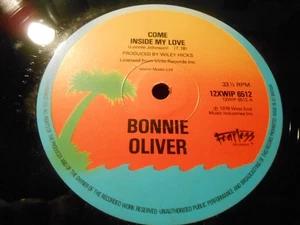 Bonnie Oliver - "Come Inside My Love / (Instrumental)" - ISLAND 12" Single - Bild 1 von 2