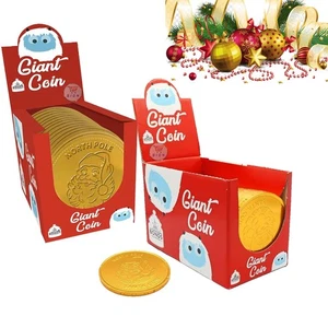 Bonds Giant Gold Santa Coin 50g Christmas Joy Santa Chocolate Coin Perfect Sweet - Bild 1 von 5