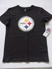 Nwt Boys Pittsburgh Steelers Dark Gray Short Sleeve Large Logo T Shirt Xl 18 20
