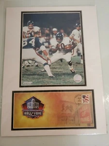 Hall Of Fame Gale Sayers Chicago Bears 2005 Poster/photo Matted Framed NEW - Picture 1 of 2