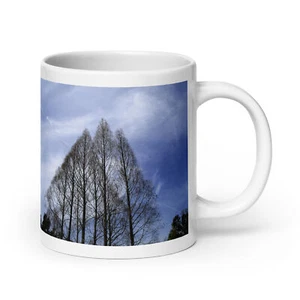 Baum Pyramide Künstlerische Natur Foto auf Kaffeebecher | Weiß Hochglanz Tasse - Bild 1 von 10