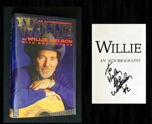 WILLIE NELSON SIGNED - Willie: An Autobiography 1st/1st, Feels Unread! - Bild 1 von 7