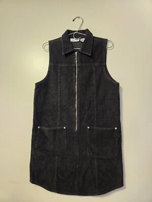 JLNY Coduroy Vestido Mono Jersey M Sin Mangas 100% Algodón De Colección Y2k Informal  Foto 1 de 4