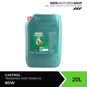 Castrol Transmax Agri Trans AS 80W Olej przekładniowy do maszyn rolniczych GL-4 20 litrów - Zdjęcie 1 z 6