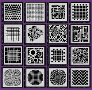 Stencils - Meshes - Collection One - Picture 1 of 31