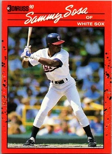 1990 Donruss - #489 Sammy Sosa (RC) - Picture 1 of 2