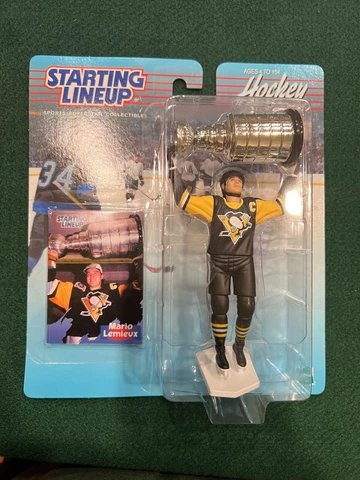 MARIO LEMIEUX 1999 STARTING LINEUP WITH STANLEY CUP COLLECTORS CLUB PENGUINS NEW Cover