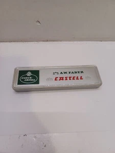 A.W. FABER CASTELL Pencils and Tin 9000 F Germany Set Of 12 Never Used h1 - Picture 1 of 7
