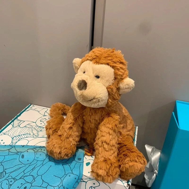 Jellycat Baby comfort toy, wavy fur monkey  Soft Plush Toy With Tag/Bag For Gift - image 1 of 4