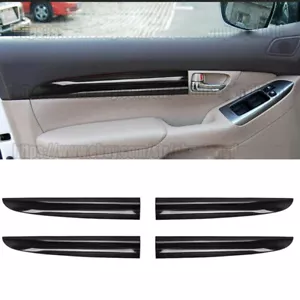 Fit For Toyota prado fj120 2003-2009 Black Titanium Inner Door Panel Strip Trim - Picture 1 of 4