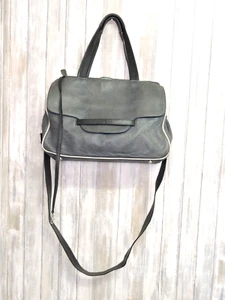 Bolso de hombro Stefi Talman grande de cuero para mujer departamentos azul vintage - Imagen 1 de 16