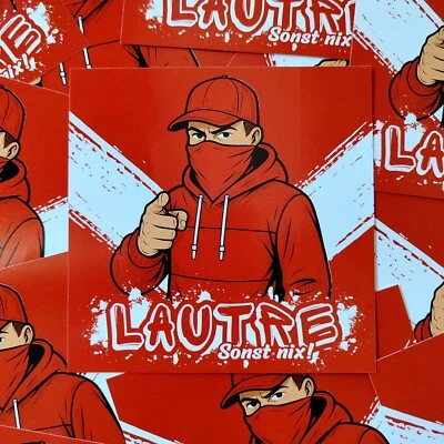 MARKENLOS 100x Kaiserslautern Aufkleber/ Sticker/Fußball Fanartikel/10,5x10,5cm/wetterfest