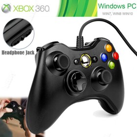 For Microsoft Xbox 360 Wired USB Game Controller PC Windows 11/10/8/7/XP Gamepad