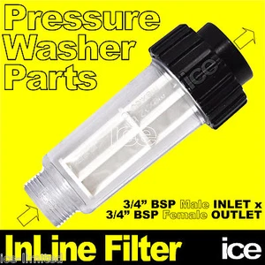 TUBO TUBO IN LINEA POMPA ASPIRAZIONE ACQUA FILTRO FILTRO FILTRO PER IDROPULITRICI KARCHER - Foto 1 di 1
