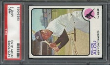 1973 TOPPS #650 FELIPE ALOU PSA 9 YANKEES *B73611