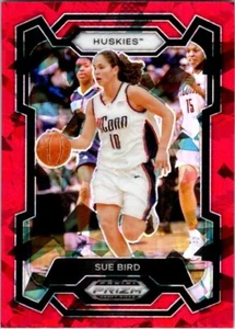 Sue Bird 2024 Panini Prizm Draft Picks #58 Red Ice UConn Huskies Card - Picture 1 of 2