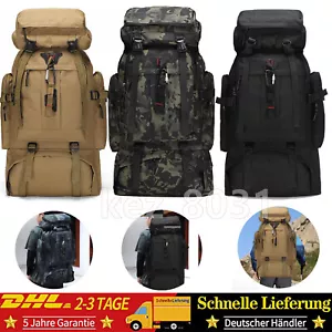 80L Rucksack Wasserdicht Wanderrucksack Trekking Outdoor Reiserucksack Groß DHL - Bild 1 von 18