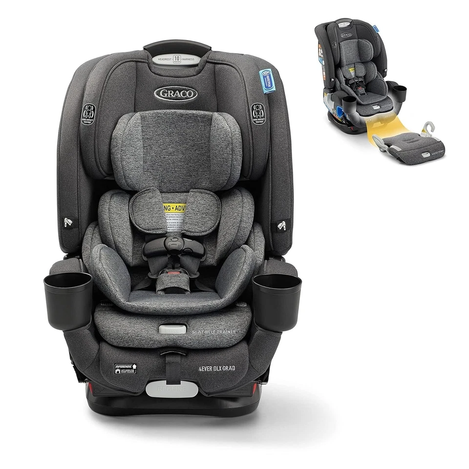 Graco 2191333 4EVER DLX GRAD 5-IN-1 Slim Car Seat Harrison Fashion Exp 1/29