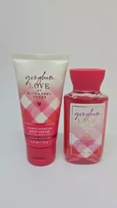 Bath & Body Works Gingham Love Mini Crema Corporal y Mini Gel de Ducha Tamaño de Viaje - Imagen 1 de 1