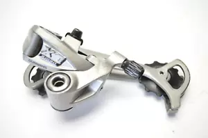 SHIMANO DEORE LX BICYCLE SILVER 9 SPEED SGS LONG CAGE REAR DERAILLEUR RD-M581 - Picture 1 of 5