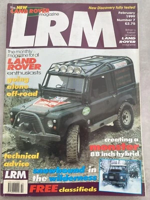 Land Rover Monthly Magazine - February 1999 - Monster 88, New Disco, France & Sp - Image 1 of 4