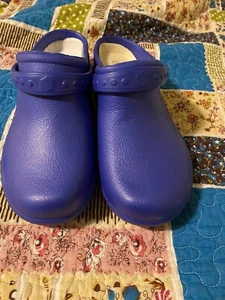 Natural Uniforms Medical Clogs Blue Size 6 Unisex - Picture 1 of 4