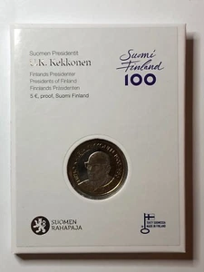Finland 5 Euro 2017 Presidents of Finland U.K. Kekkonen Proof - Picture 1 of 2