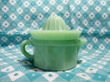 Jadeite Green Glass 2 Piece Juicer with Reamer in Excellent Condition