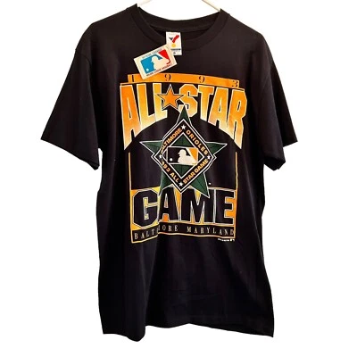 Винтажный 90-х MLB All-Star Game Baltimore Orioles Artex одиночный стежок размер L США новый с Ярлыками - Изображение 1 из 4