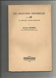 APPLICATIONS INDUSTRIELLES du rH Industrie Brasserie Viticulture Laiterie 1937 ! - Foto 1 di 1