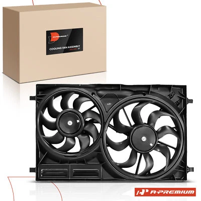 Dual Radiator Fan w/ Shroud Assembly for Ford Transit-250 Transit-150 2015-2023 - Image 1 of 4