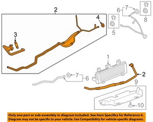 GM OEM 10-19 CTS Cooling Trans Oil Cooler-Pipe Assy 23280473 - Picture 1 of 2